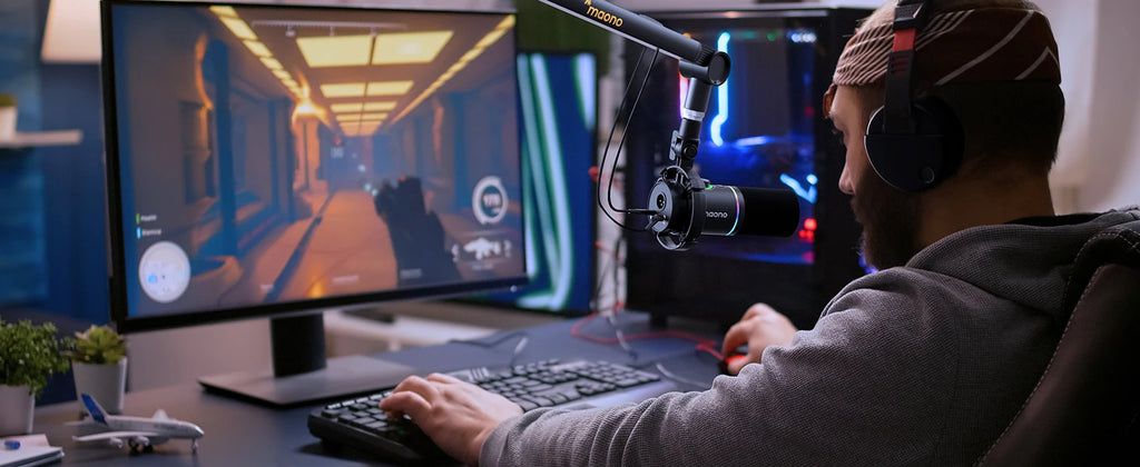 PD200X XLR/USB Dynamic Microphone for Gaming Recording Streaming Youtube Metal Mic with Software Tap-to-Mute Gain Knob