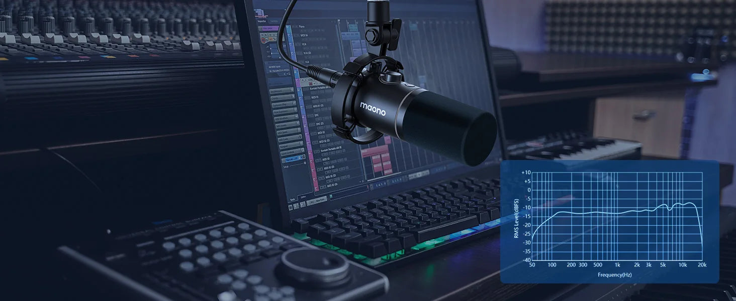 PD200X XLR/USB Dynamic Microphone for Gaming Recording Streaming Youtube Metal Mic with Software Tap-to-Mute Gain Knob
