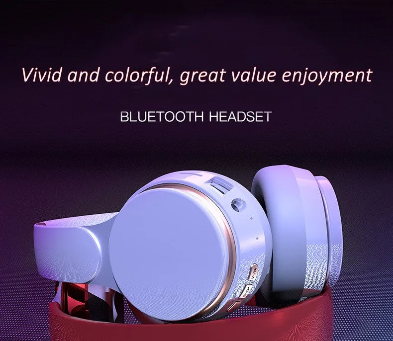 Wireless TV Headphones Bluetooth 5.0 USB Adaptor Stereo Headset Foldable Helmet Earbuds with Mic for Samsung TV PC Music