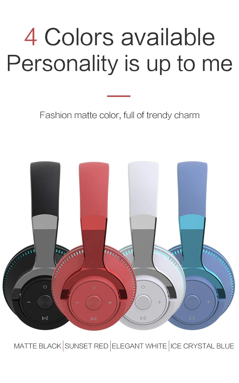 Tv Bluetooth Wireless Headphones with Mic USB Adaptor Headset Noise Canceling Stereo Foldable Bass for TV Earphone