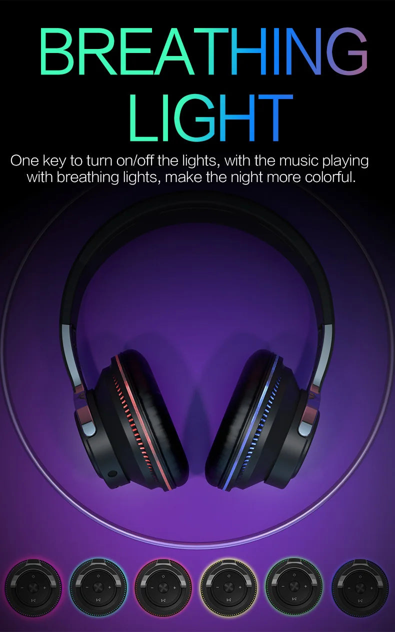 Tv Bluetooth Wireless Headphones with Mic USB Adaptor Headset Noise Canceling Stereo Foldable Bass for TV Earphone