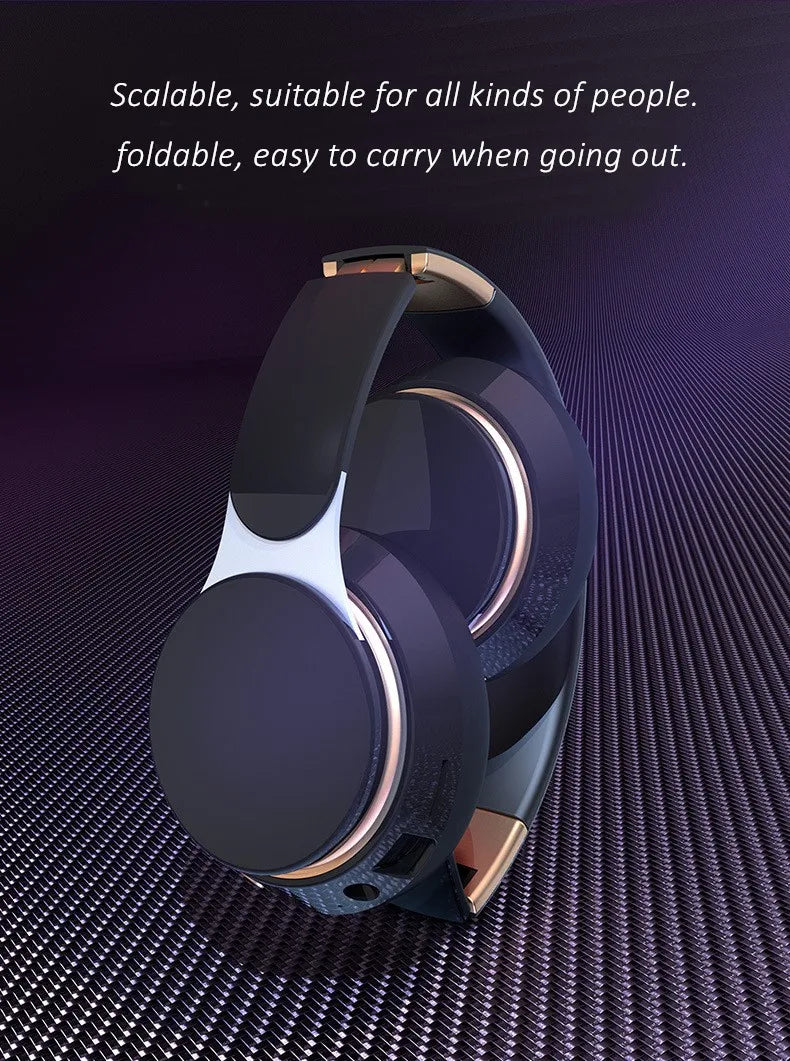 Wireless TV Headphones Bluetooth 5.0 USB Adaptor Stereo Headset Foldable Helmet Earbuds with Mic for Samsung TV PC Music