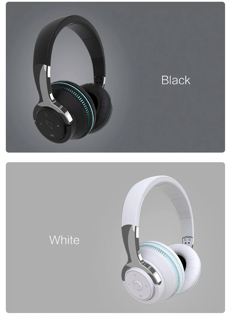 Tv Bluetooth Wireless Headphones with Mic USB Adaptor Headset Noise Canceling Stereo Foldable Bass for TV Earphone