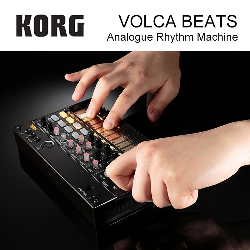 Korg Volca Beats Analog Rhythm Machine Electribe-Style Sequencer Peerless Beats Generated by Solid Analog Drum Sounds