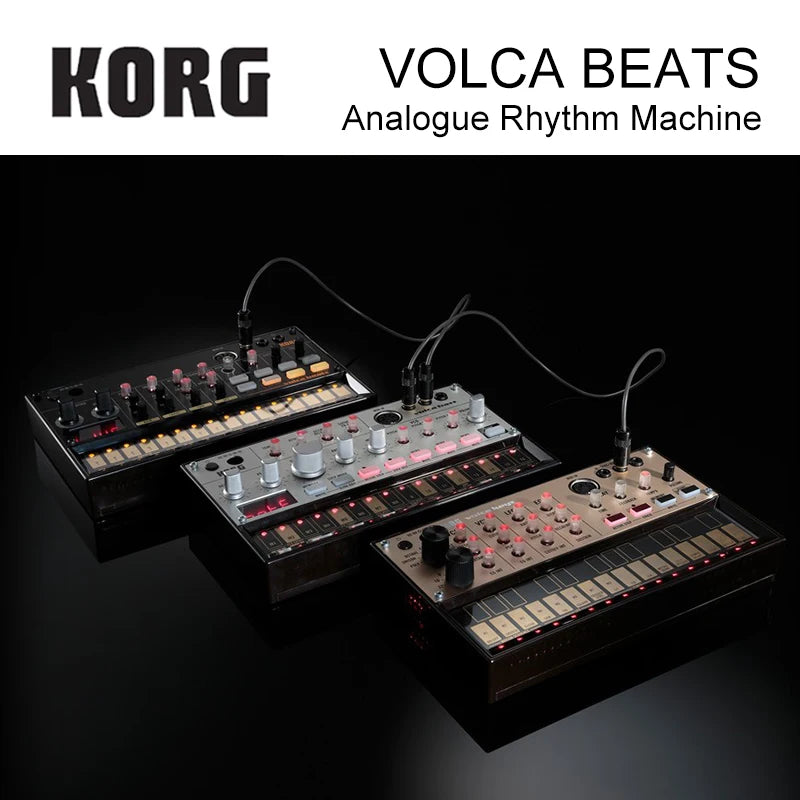 Korg Volca Beats Analog Rhythm Machine Electribe-Style Sequencer Peerless Beats Generated by Solid Analog Drum Sounds
