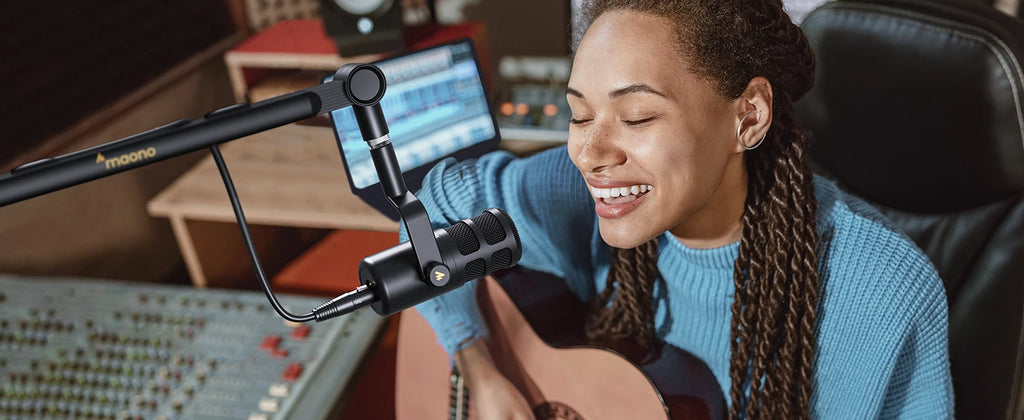 PD100 Dynamic XLR PC Microphone All Metall Gaming Broadcast Recording Streaming Work for Audio Interface Sound Card Mixer