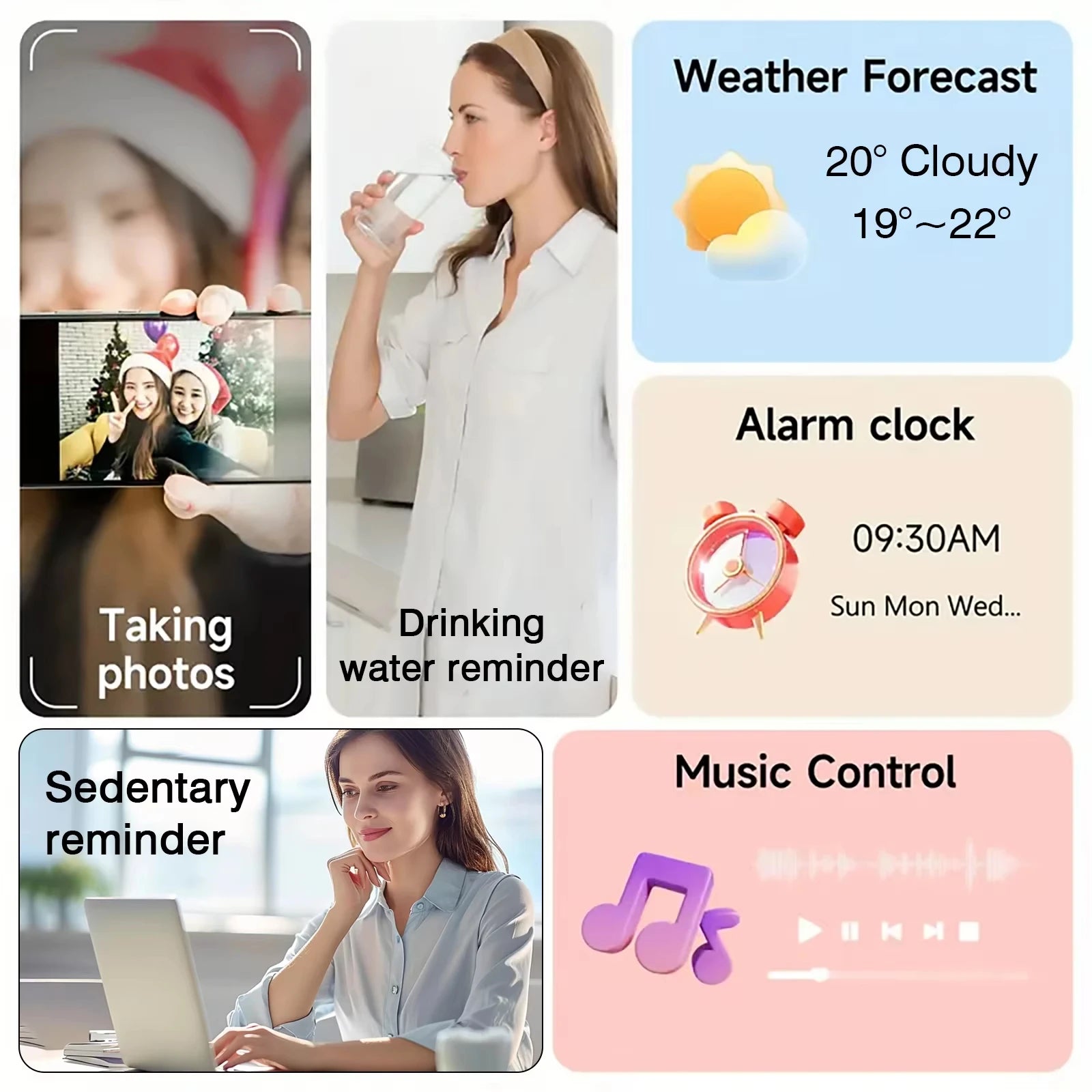 LAXASFIT 2026 Smart Watch 1.83" HD Touch Screen Bluetooth Call Music Player Fitness Tracker Gift for Men Women Valentine