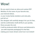 NFC mini CD label customization self-made CDs DIY high-appearance-value singer album keychain pendants as gifts