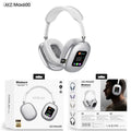 MAX600 Wireless Head-mounted Bluetooth Headset with Digital Display and Card Reader