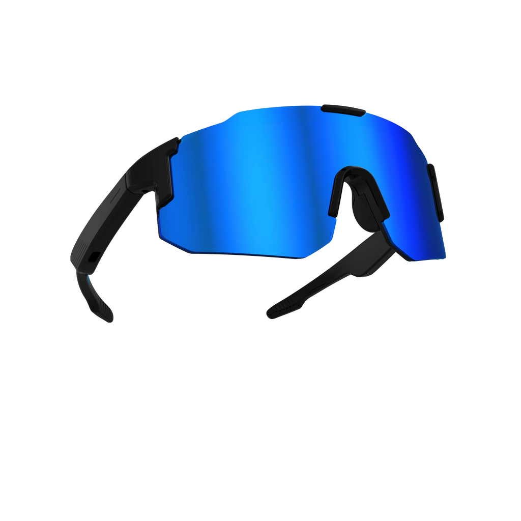 LAXASFIT 2026 New Windproof Cycling Smart Glasses Bluetooth 5.3 Open Ear Sport Sunglasses with HD Music Call for Men Women