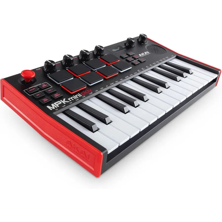 Akai MPK Mini Play MK3 Compact MIDI Keyboard Controller with Built-in Speaker and Integrated Sounds