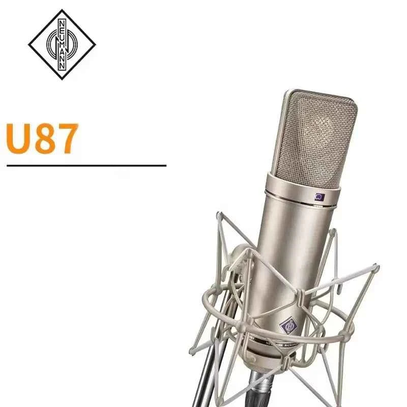 Original NEUMANN U87 Microphone Metal Professional Condenser Studio Microphone for Recording Singing Podcast Sound Card YouTube