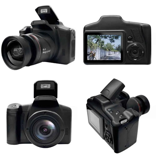 16MP Vlogging Camera with 2.4 Inch LCD Screen Camcorder 16X Digital Zoom Video Recorder for Photography