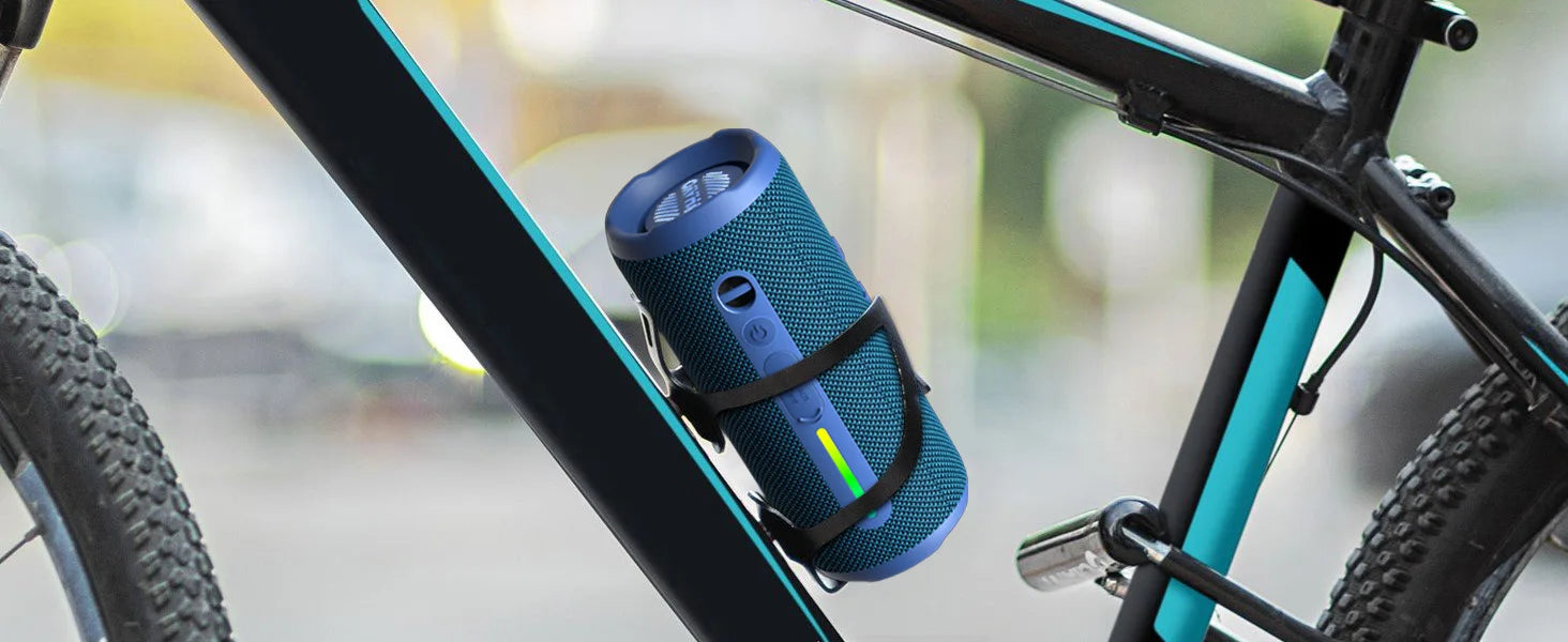 OHAYO Bluetooth Speaker 24W, Wireless Portable Outdoor Bluetooth Speakers, True Wireless Stereo IPX7 Waterproof, Dual Pairing Bluetooth 5.3 Built-in Mic