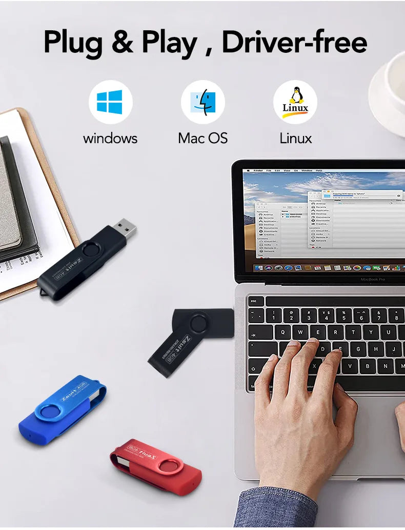 USB Flash Drive  Multi Color USB 2.0  4 8 16 32 64 128 GB