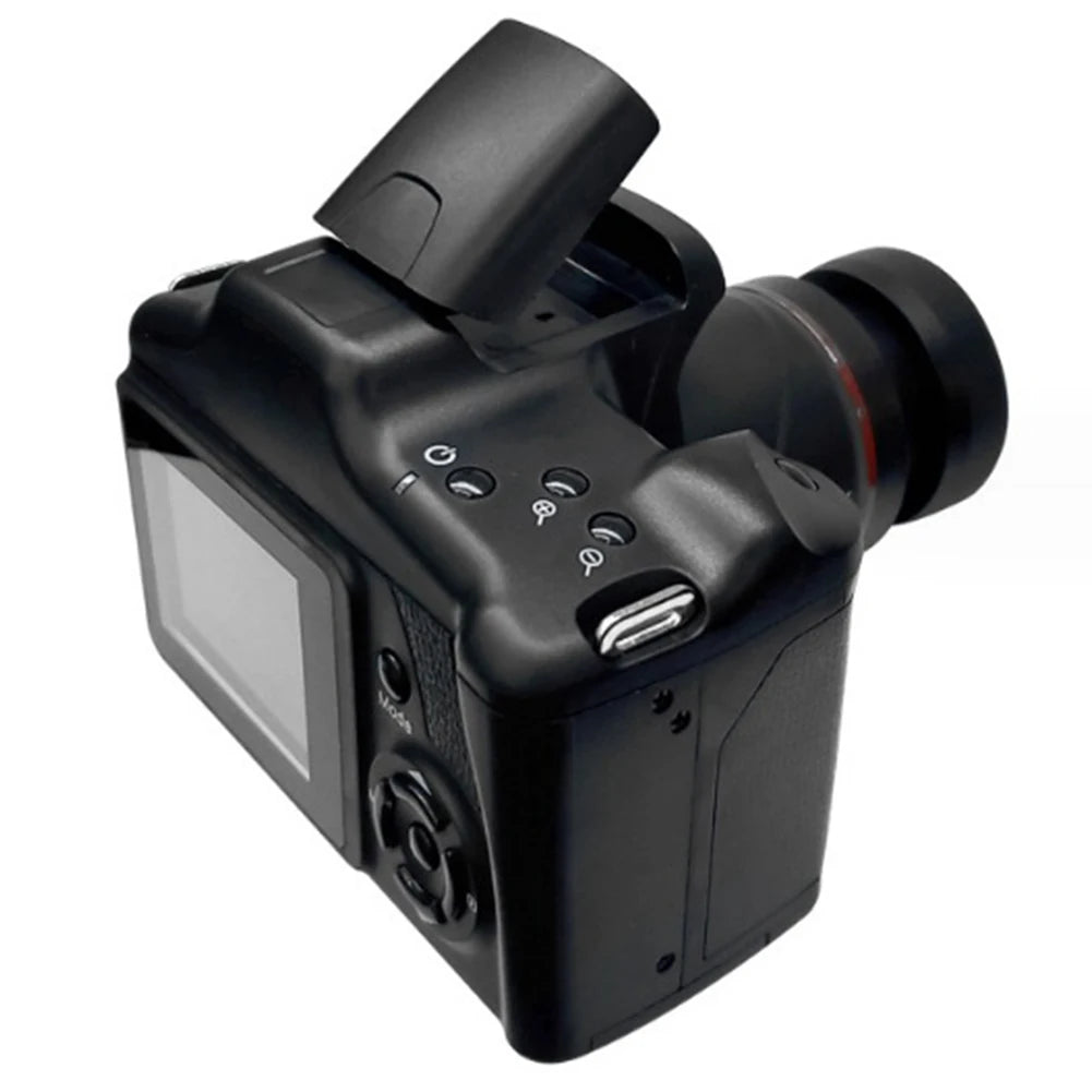 16MP Vlogging Camera with 2.4 Inch LCD Screen Camcorder 16X Digital Zoom Video Recorder for Photography