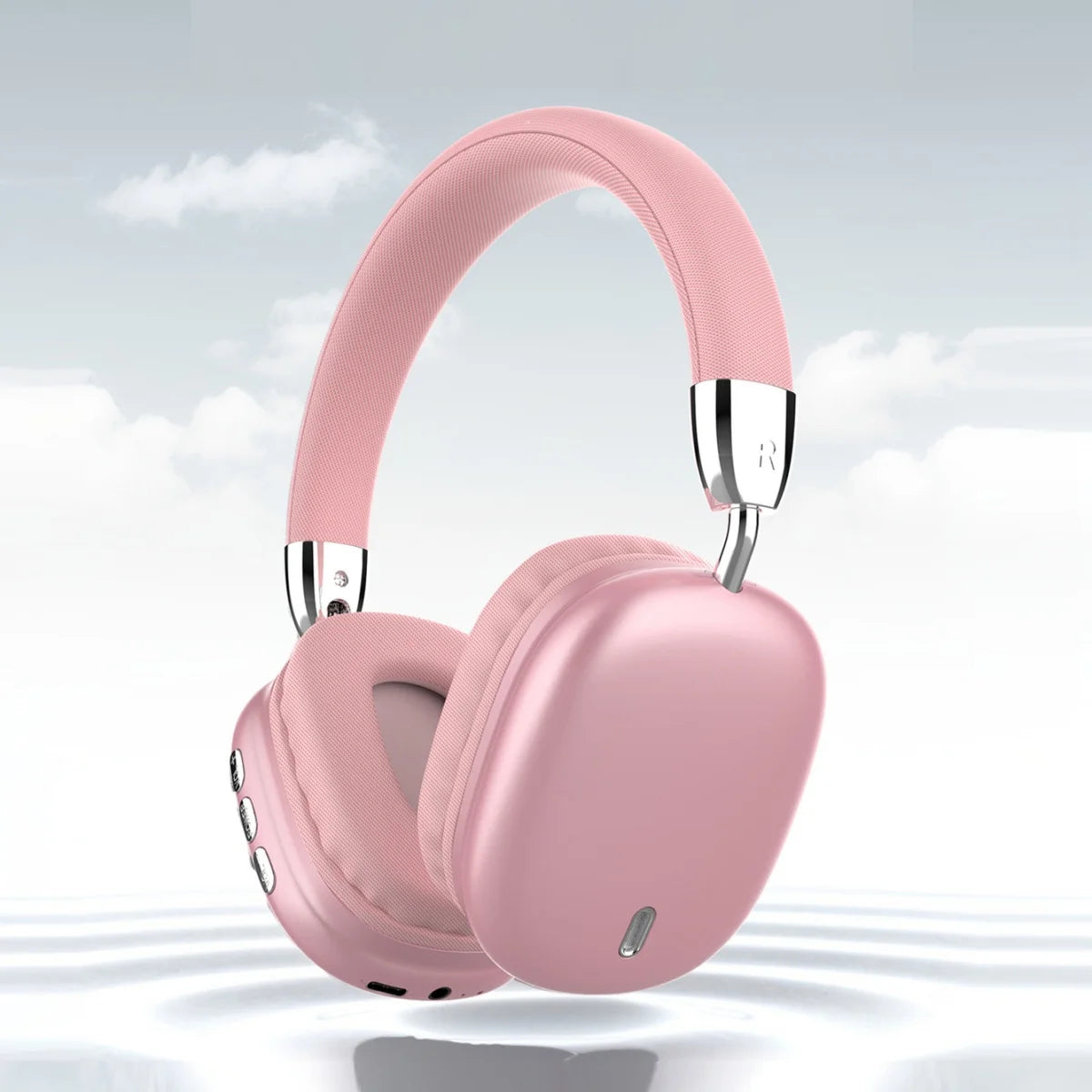 Wireless Bluetooth Headphones High-Resolution Audio Foldable Lightweight Deep Bass Long-Lasting Earphones