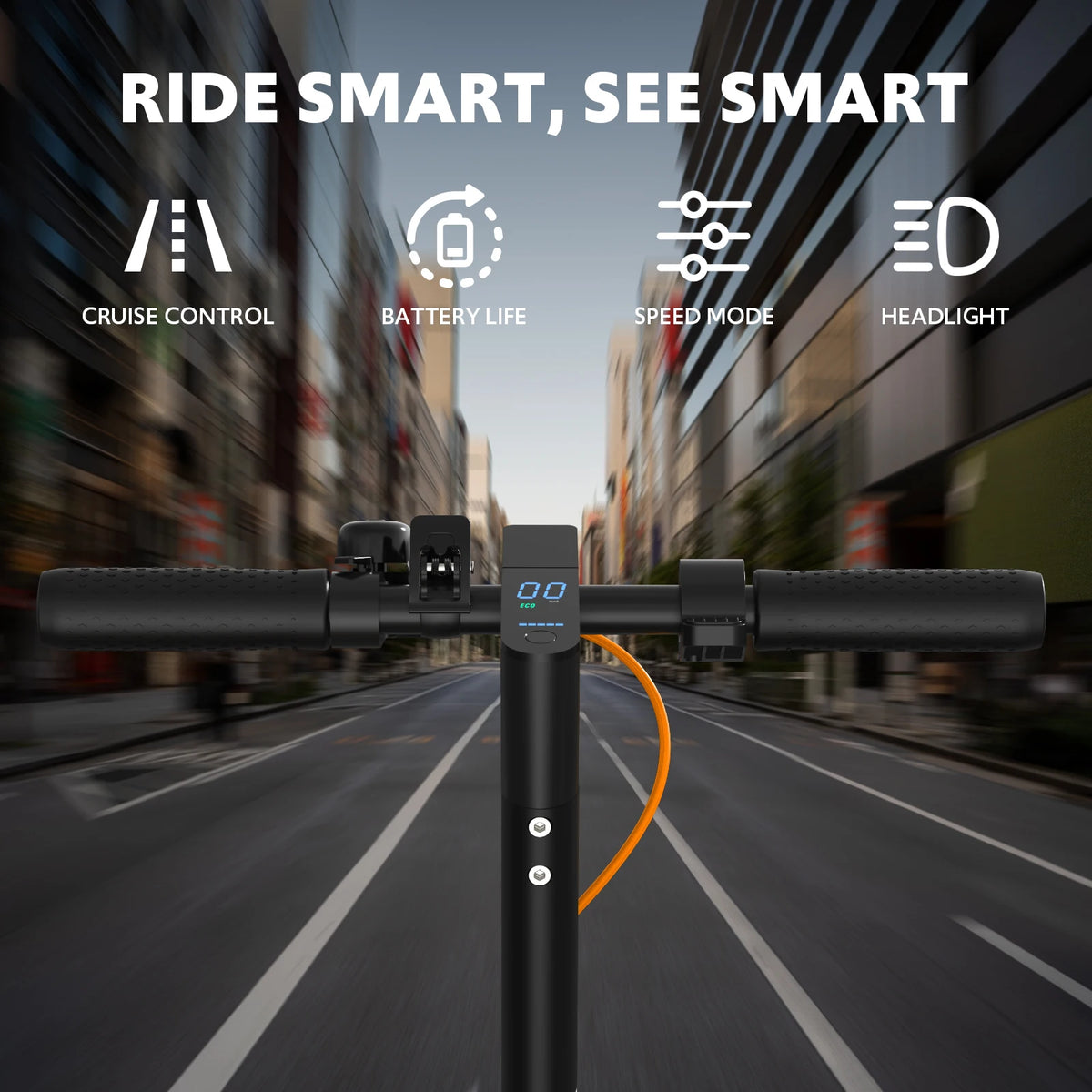 Electric Scooter for Adults, Foldable E-Scooter with Dual Suspension & Front/Rear Turn Signal Lights, 550W Motor up to 22 MPH, 10" Large Honeycomb Solid Tires