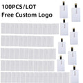 100pcs Custom Logo USB Flash Drives 32Gb 64Gb