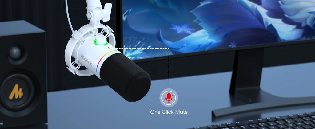 PD200X XLR/USB Dynamic Microphone for Gaming Recording Streaming Youtube Metal Mic with Software Tap-to-Mute Gain Knob