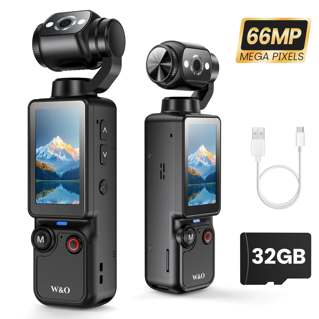 Portable Handheld Digital Camera, 1 Megapixel Resolution, 16x Digital Zoom, 2.5K Video Recording, 180° Rotating Lens, With Flash, Supports Night Shooting, Autofocus, Landscape/Portrait Modes, Supports 32GB Memory Cards, 2000