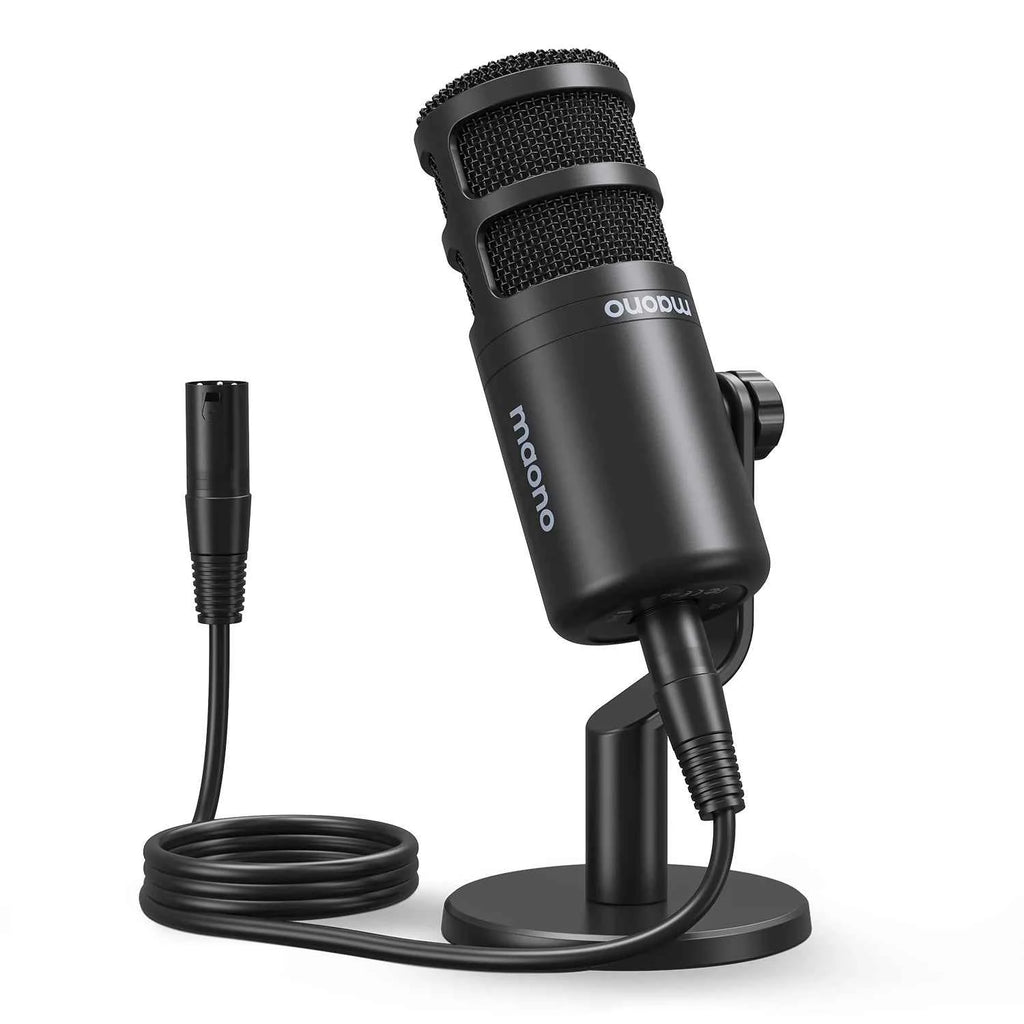 PD100 Dynamic XLR PC Microphone All Metall Gaming Broadcast Recording Streaming Work for Audio Interface Sound Card Mixer