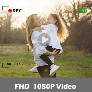 2026 New 48MP 1080P Full HD Digital Camera - 2.4-Inch Portable Auto-Focus Vlogging Camera with 32GB Memory Card & 16X Zoom | USB-C Rechargeable, Built-in Puzzle Game | Compact Travel Camera for Beginners - Budget-Friendly Hol
