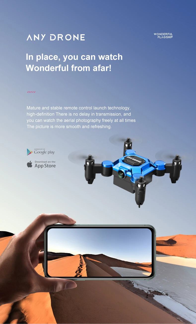 K04 Mini Folding Storage Aircraft Mini Drone Aerial Photography High Definition Explosive drone 4k profesional mavic air2