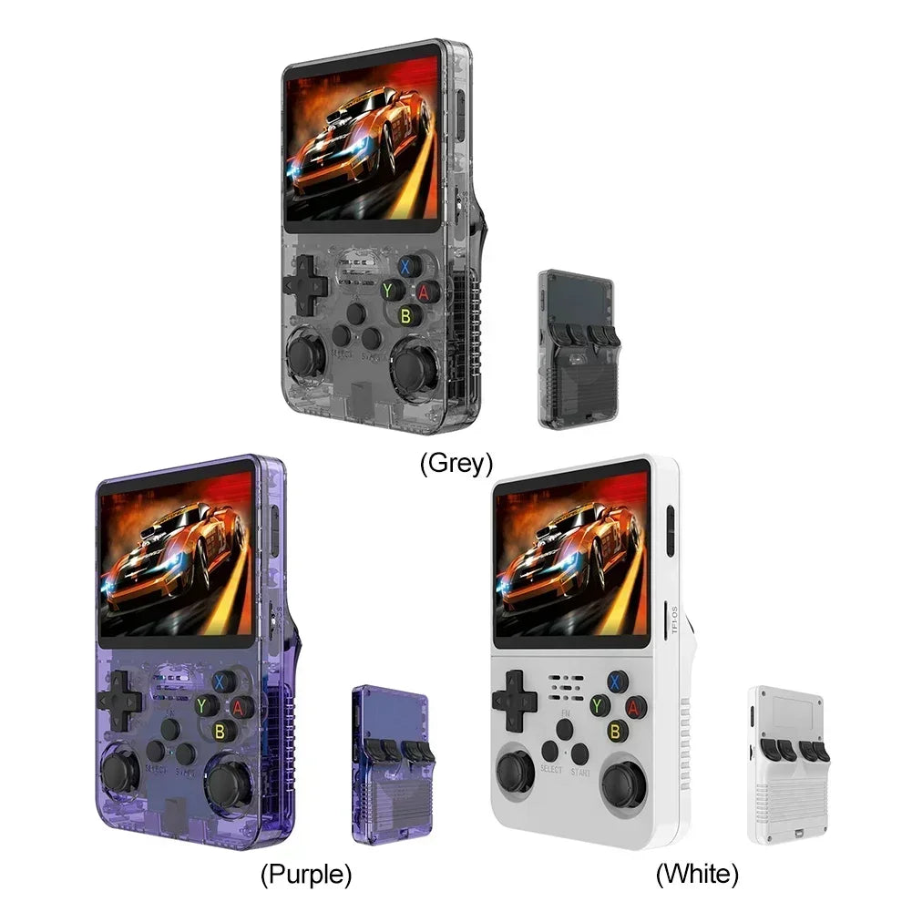 R36S ARKOS System Retro Handheld Game Console 3.5 Inch IPS Screen Classic Portable Video Player 128G Games Boy Gift