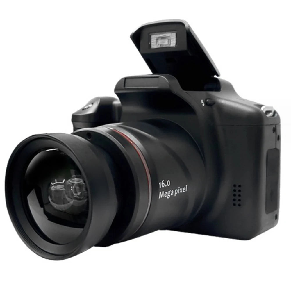 16MP Vlogging Camera with 2.4 Inch LCD Screen Camcorder 16X Digital Zoom Video Recorder for Photography