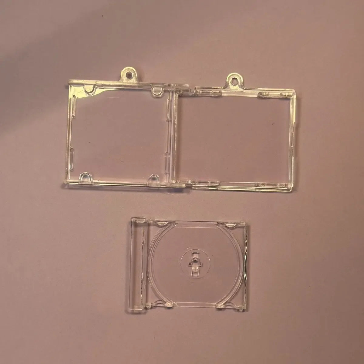 10pcs Blank Mini CD Case Keychain for  DIY Keychains with NFC Smart Backpack Hanging Decor Chain for Dropshipping Gift Buyers