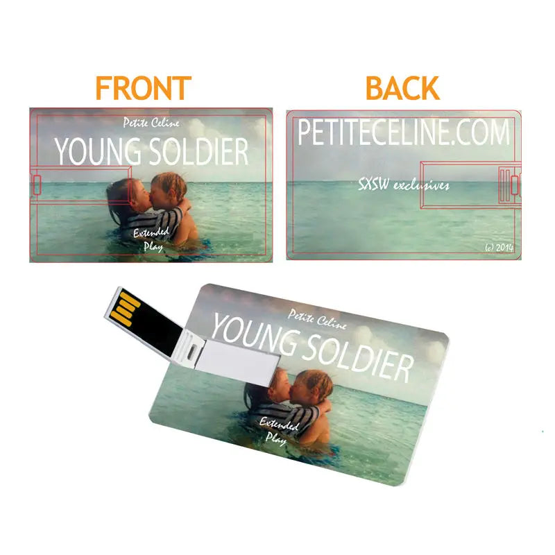 5PCS/LOT Flip Credit Card Style Usb Flash Memory Stick Drives Custom Printed Bank Card PEN Drive USB 2gb 4gb 8gb 16gb 32gb 64gb