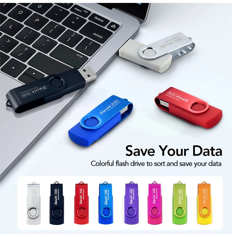 USB Flash Drive  Multi Color USB 2.0  4 8 16 32 64 128 GB