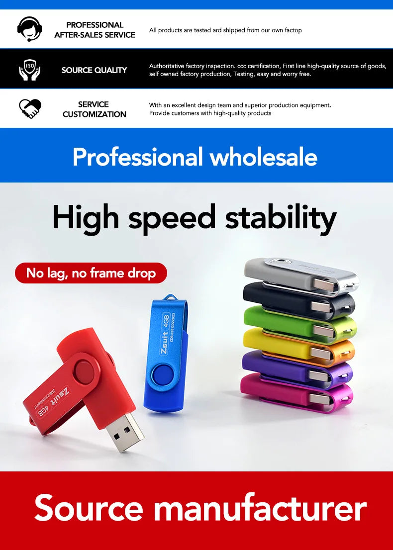 USB Flash Drive  Multi Color USB 2.0  4 8 16 32 64 128 GB