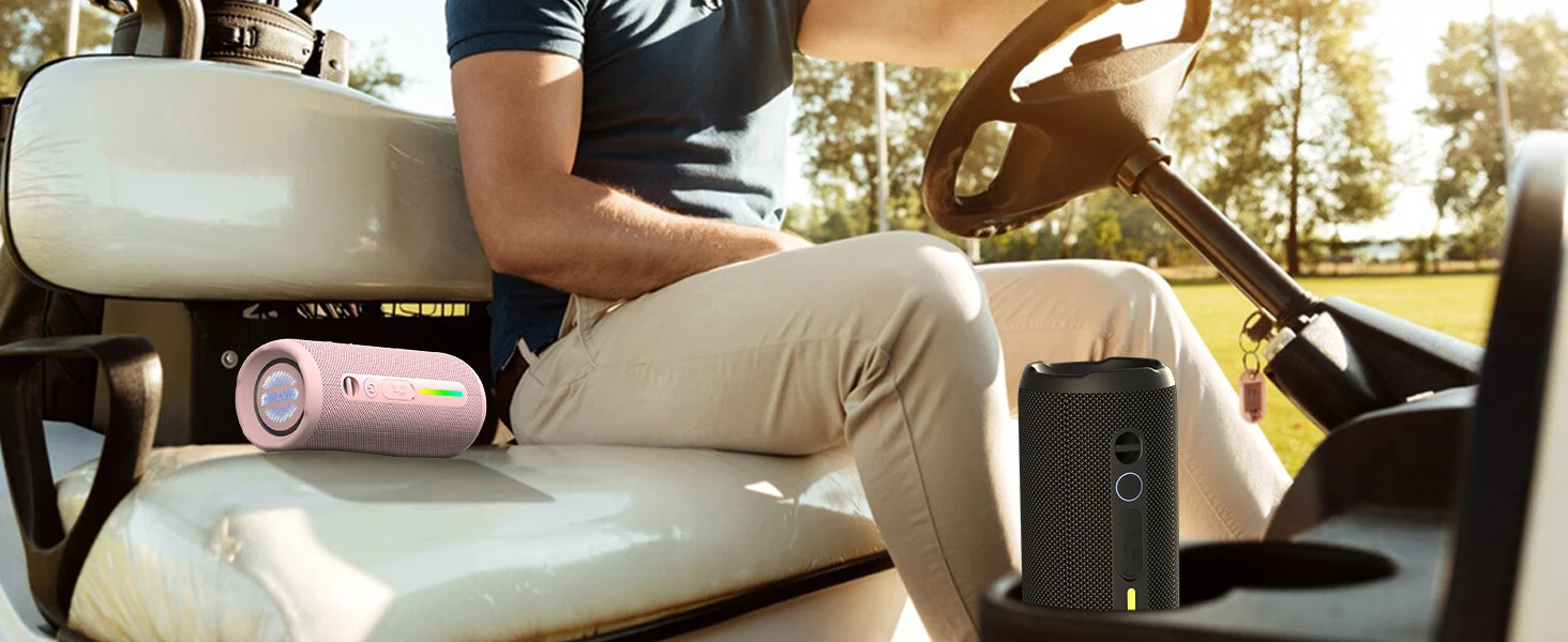 OHAYO Bluetooth Speaker 24W, Wireless Portable Outdoor Bluetooth Speakers, True Wireless Stereo IPX7 Waterproof, Dual Pairing Bluetooth 5.3 Built-in Mic