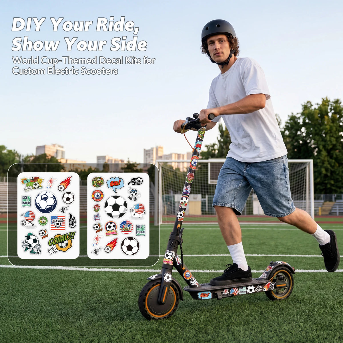 Electric Scooter for Adults, 550W Peak Motor & 19-Mile Range, 360° Lighting, Foldable E-Scooter with App Control