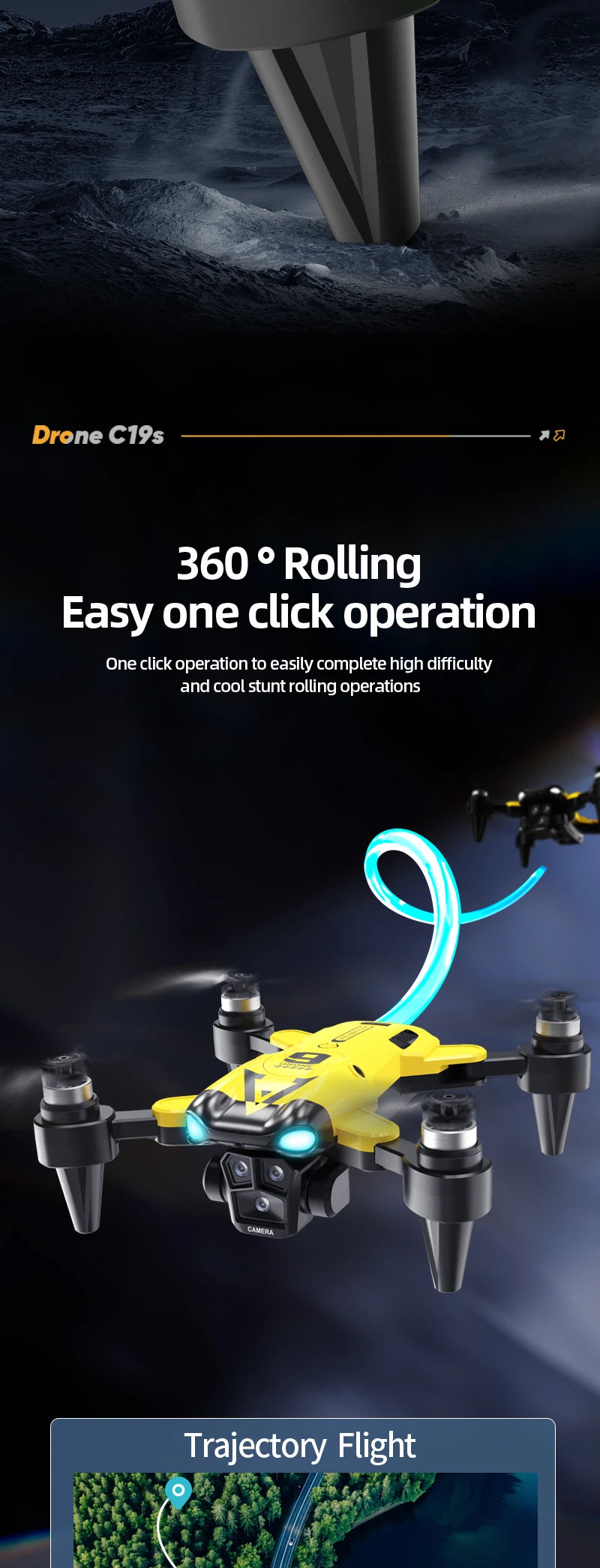 New B9 Pro RC Drone 4K 1080P Wide Angle Dual HD Camera Foldable Quadcopter WiFi FPV Altitude Hold， Long Endurance Drone - Equipped With Optical Flow Positioning And Dual High-definition Cameras, It Is The Perfect Gift For A