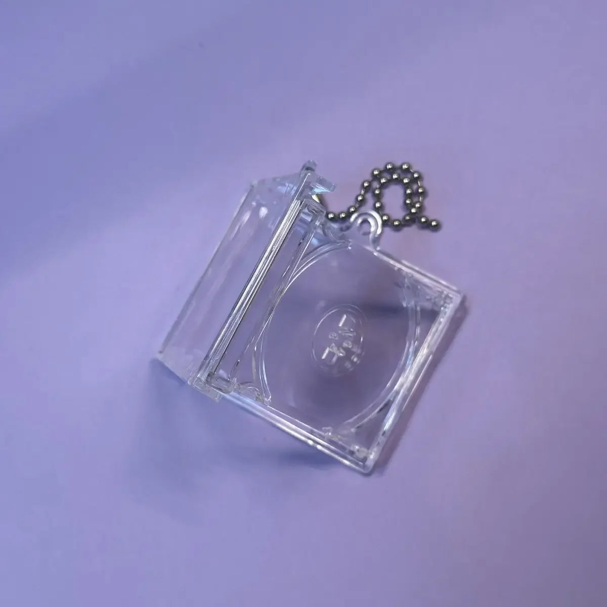 10pcs Blank Mini CD Case Keychain for  DIY Keychains with NFC Smart Backpack Hanging Decor Chain for Dropshipping Gift Buyers