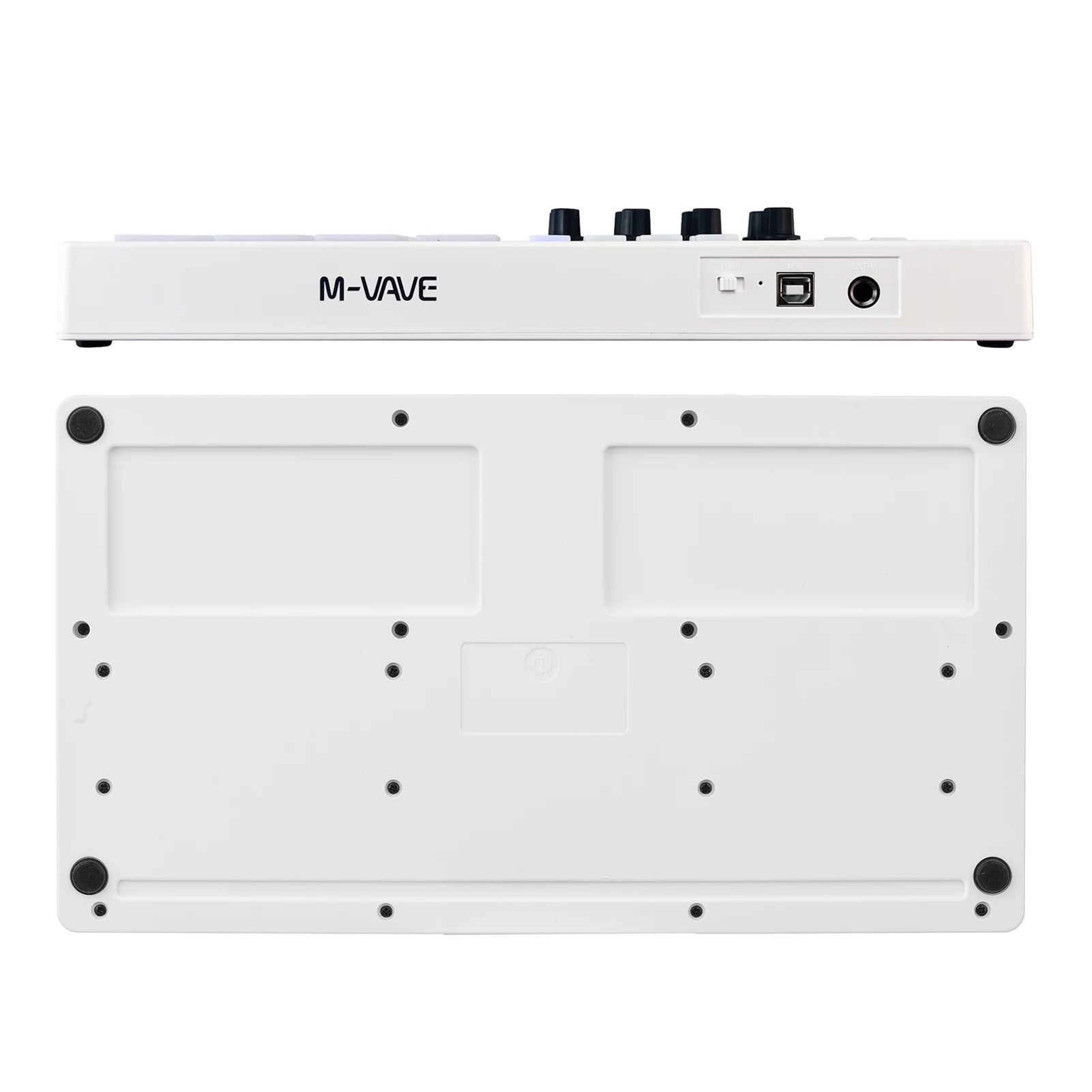 M-VAVE 25-Key MIDI Control Keyboard Mini Portable USB Keyboard with 25 Velocity Sensitive Keys 8 RGB Backlit Pads 8 Knobs