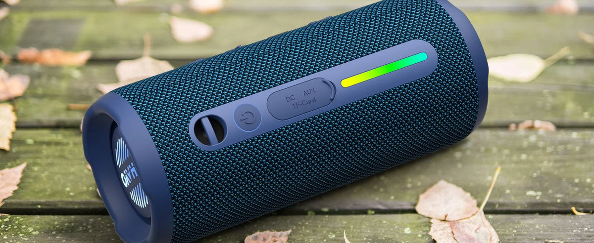 OHAYO Bluetooth Speaker 24W, Wireless Portable Outdoor Bluetooth Speakers, True Wireless Stereo IPX7 Waterproof, Dual Pairing Bluetooth 5.3 Built-in Mic