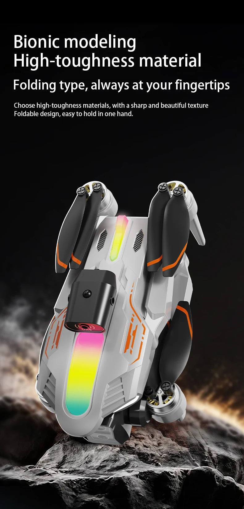 2026 B11 Pro WiFi FPV Drone - Dual 4K/1080P Camera, Wide-Angle HD, Altitude Hold, Foldable Quadcopter RC Helicopter Toy