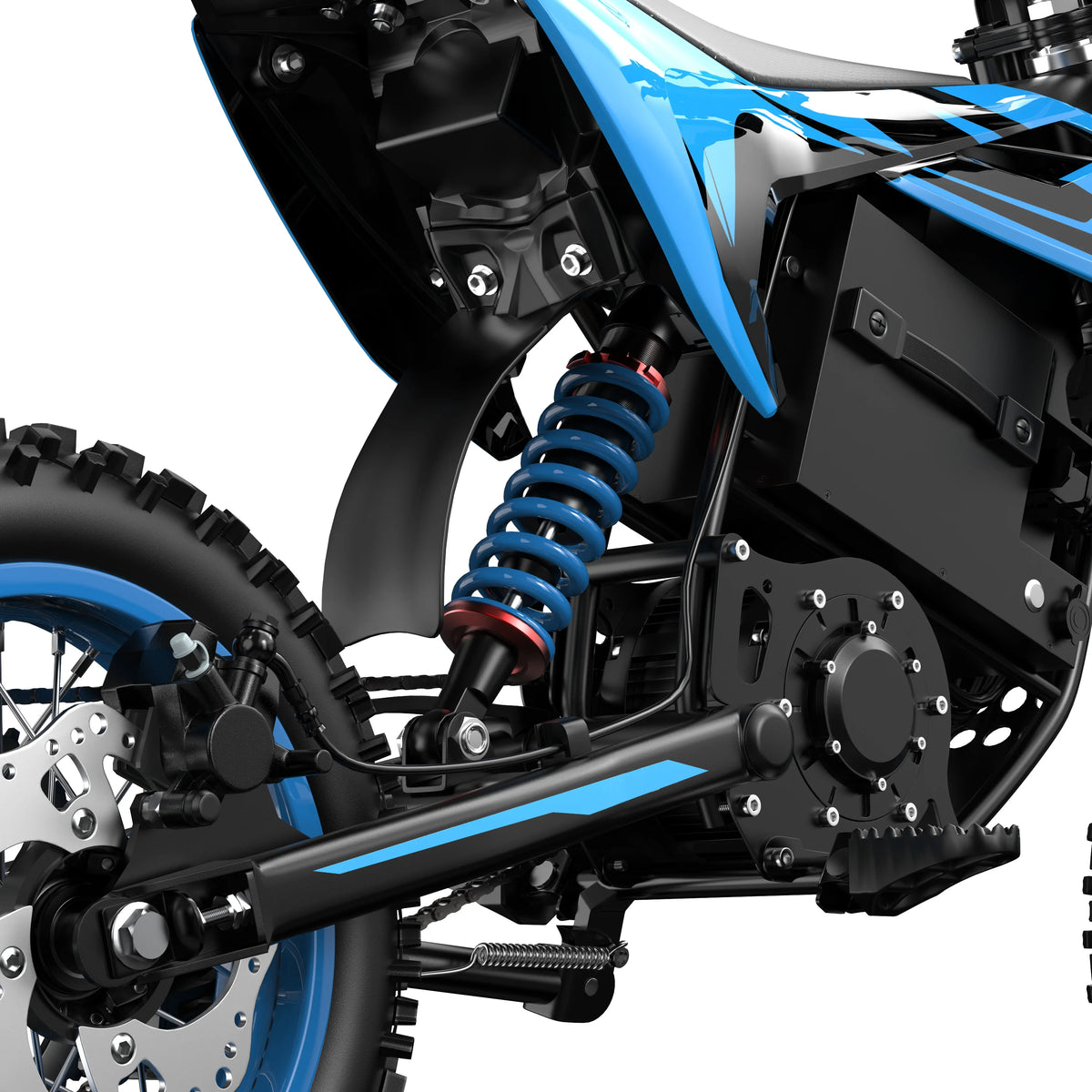 Electric Motorcycle ZAWES S3 60V 23.4AH E-Cross Bike Hydraulic brakes 46MPH 2000W Mountain Off-Road Ebike