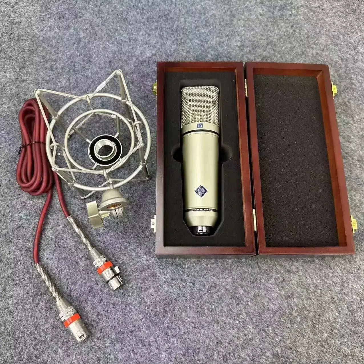 Original NEUMANN U87 Microphone Metal Professional Condenser Studio Microphone for Recording Singing Podcast Sound Card YouTube
