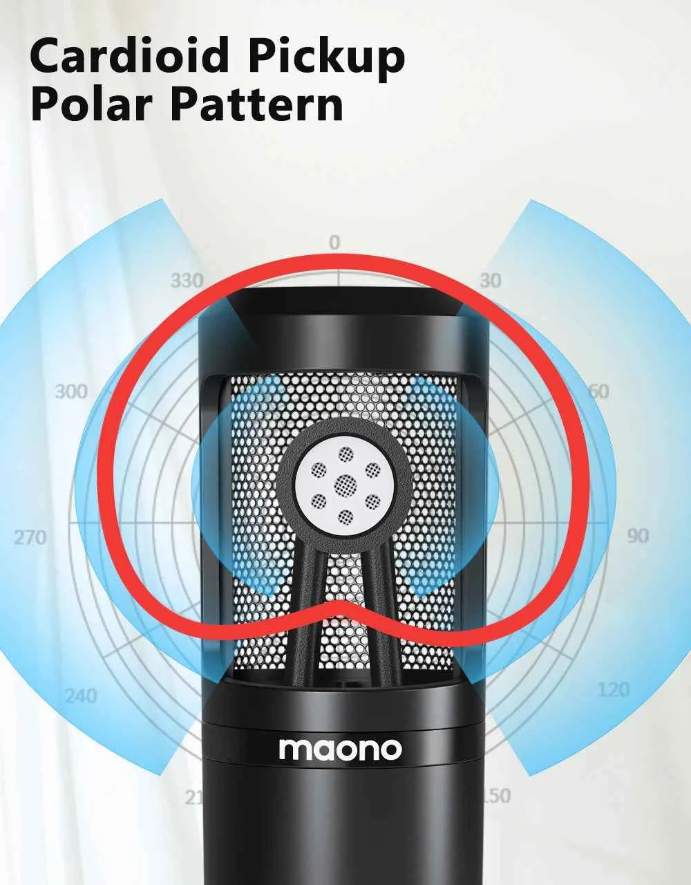 PM360TR Condenser Microphone Podcast Microphone 3.5mm Mic for Computer,Laptop,Phone,Sound Card,YouTube,Gaming,Recording