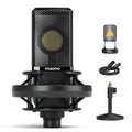 PM500T XLR Condenser Microphone 34mm Large Diaphragm Microphone Cardioid Studio Mic for Recording,Podcasting,Streaming,DJ